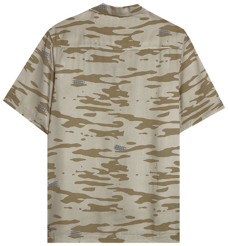 Ksubi Blur Resort Short Sleeve Shirt Camo