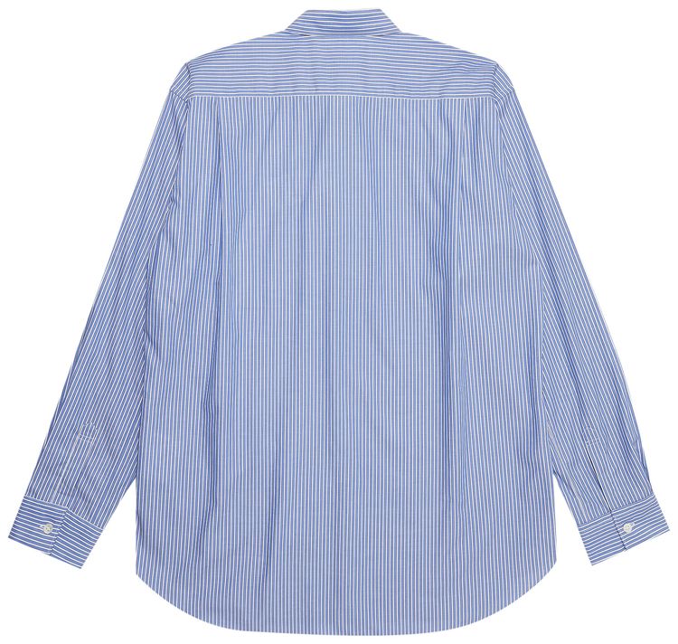 Comme des Garcons SHIRT Mix Striped Shirt Blue