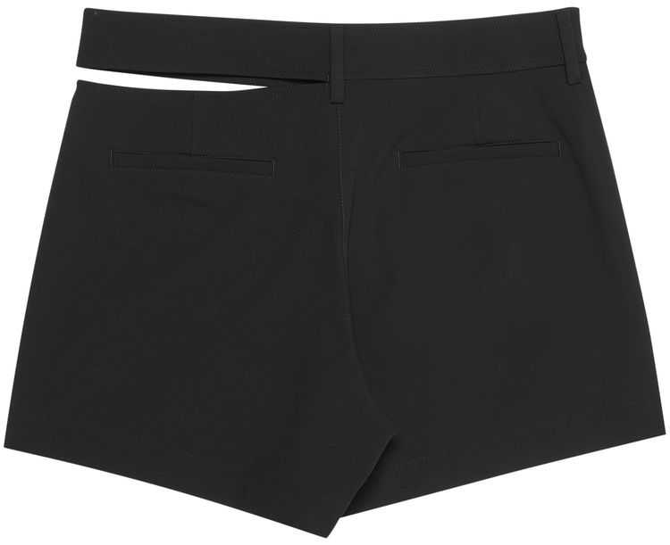 Heron Preston Open Side Belt Shorts Black