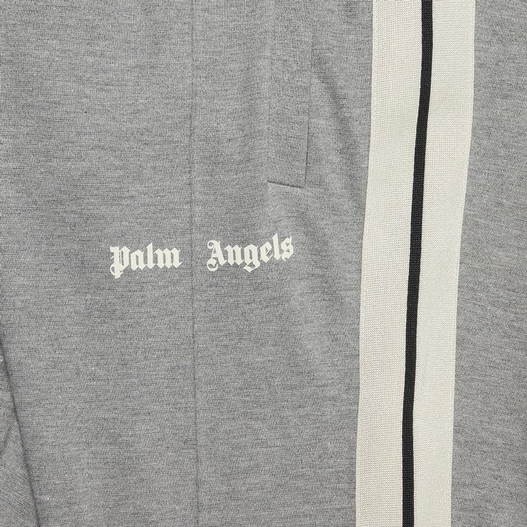 Palm Angels Chenille Track Pants Melange GreyBlack