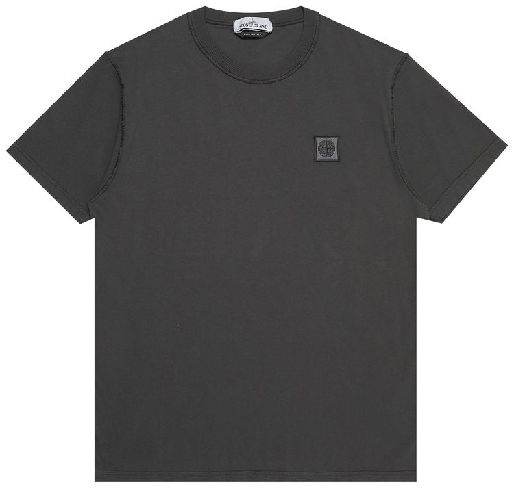 Stone Island Classic Logo Patch T Shirt Anthracite