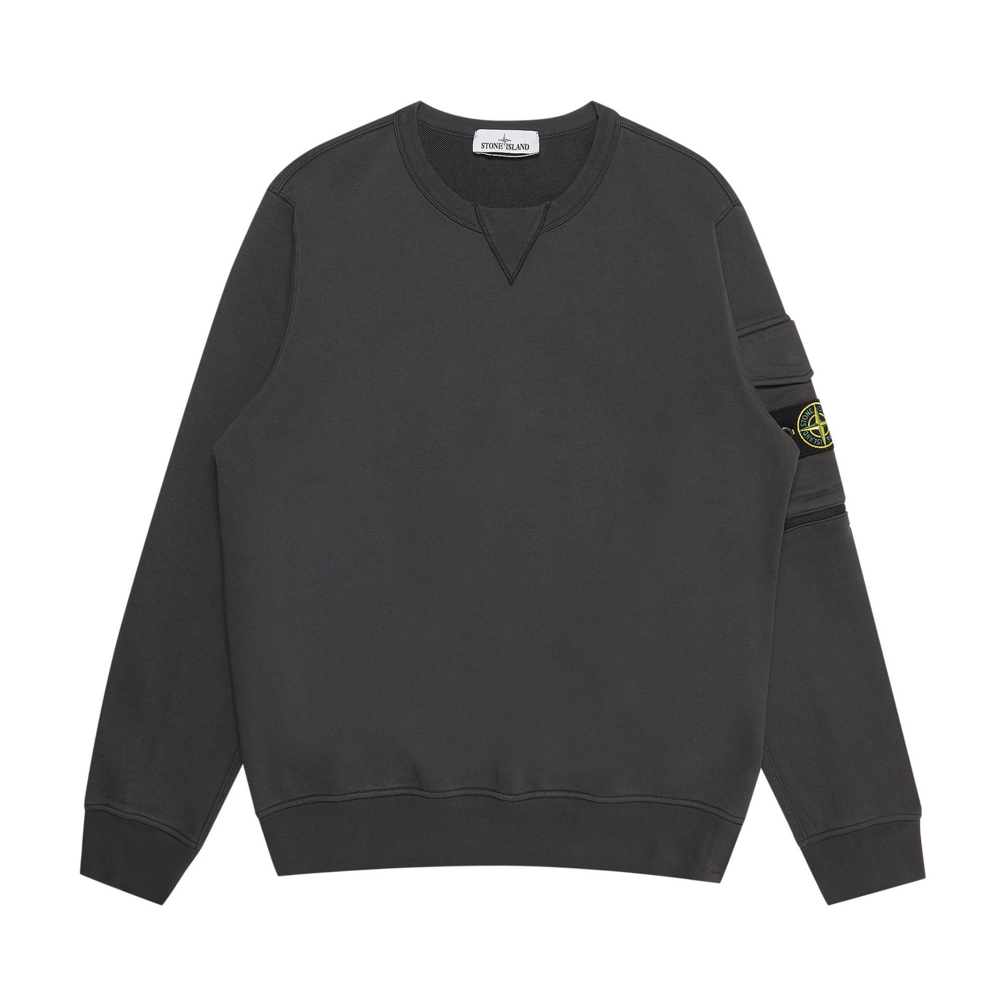 Stone island best sale logo sweatshirt
