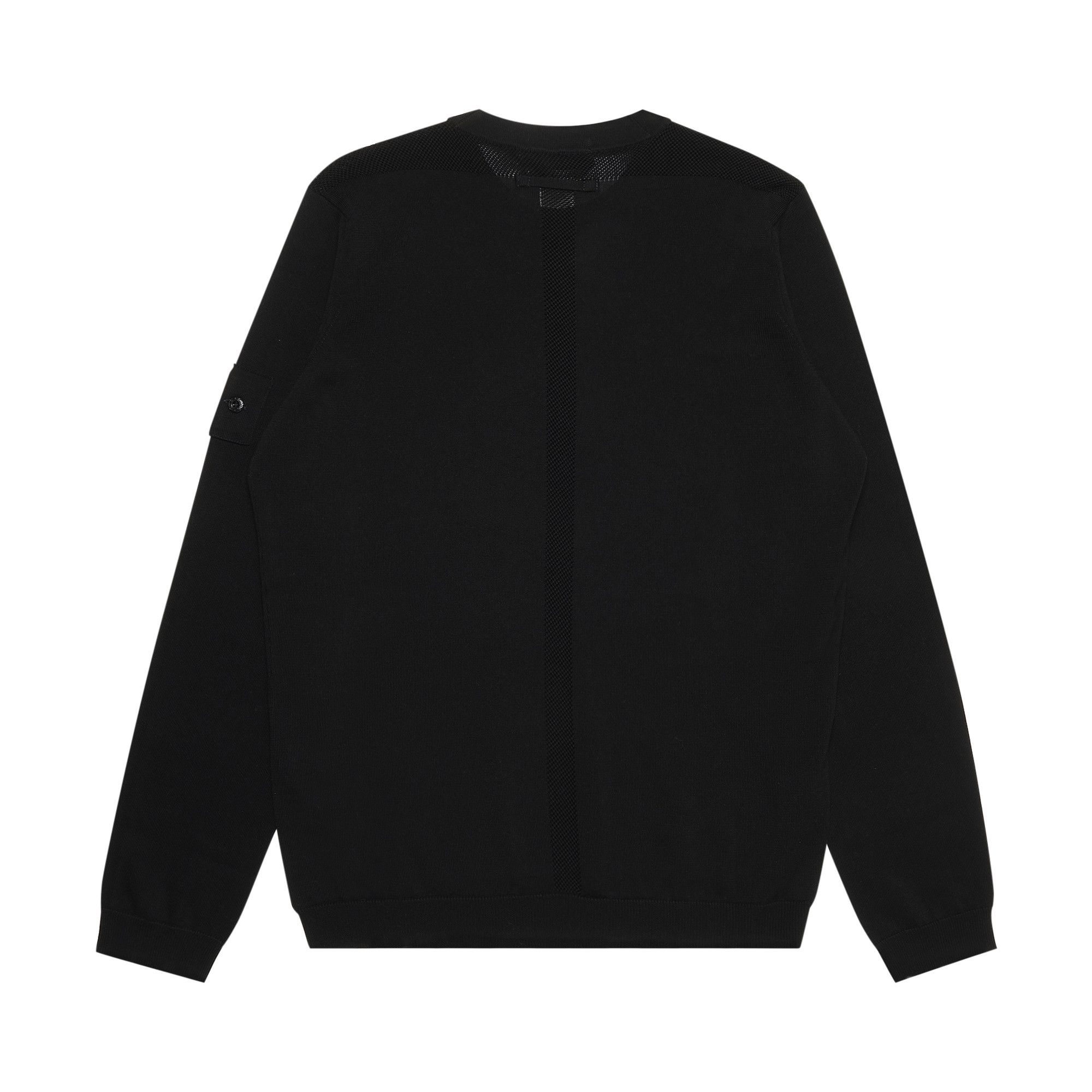 Buy Stone Island Shadow Project Sweater With Shoulder Patch Logo