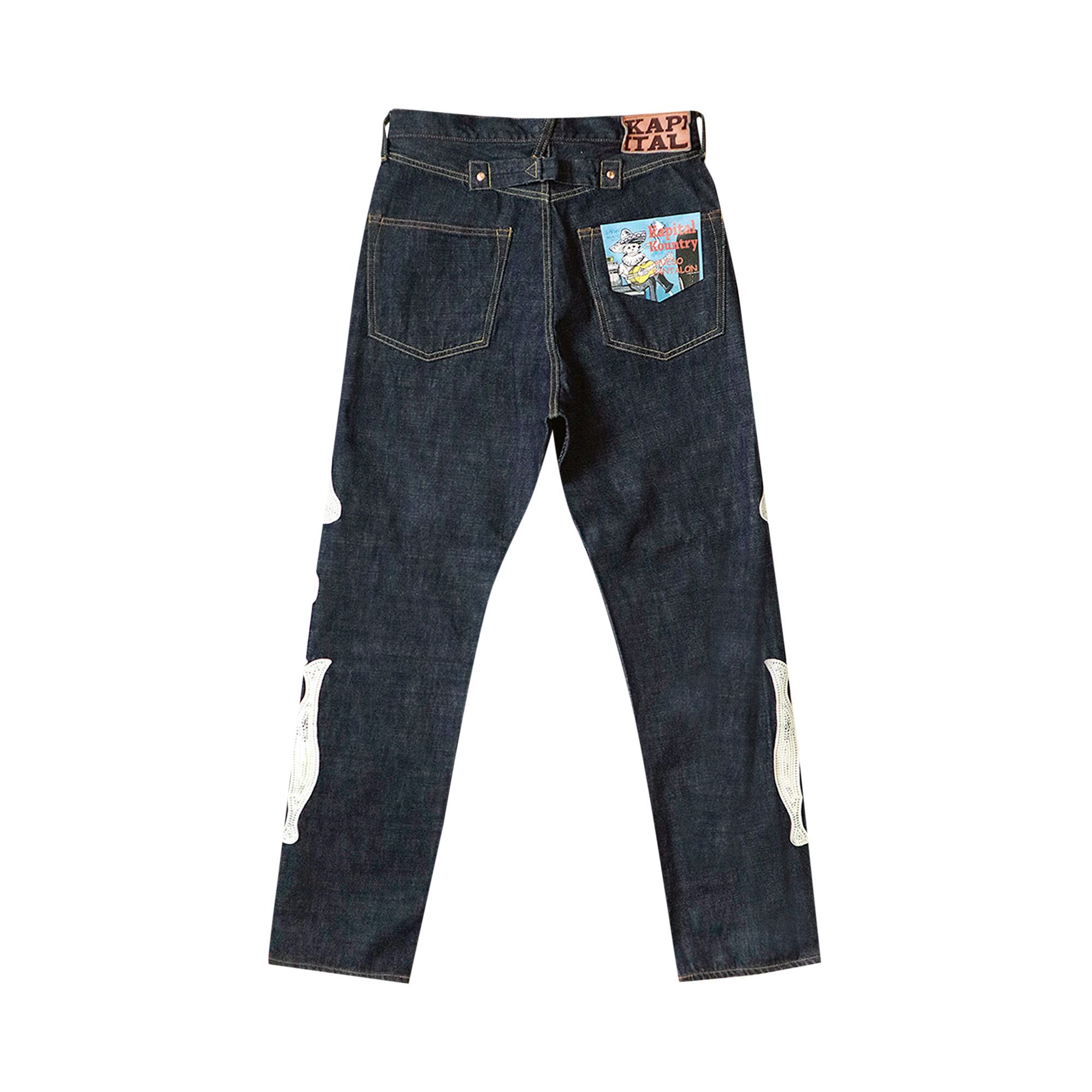 Buy Kapital 14 Oz Denim Mexican Tuxedo 5P Okagilly 'Indigo Buy Kapital 14 Oz Denim Mexican Tuxedo 5P Okagilly 'Indigo
