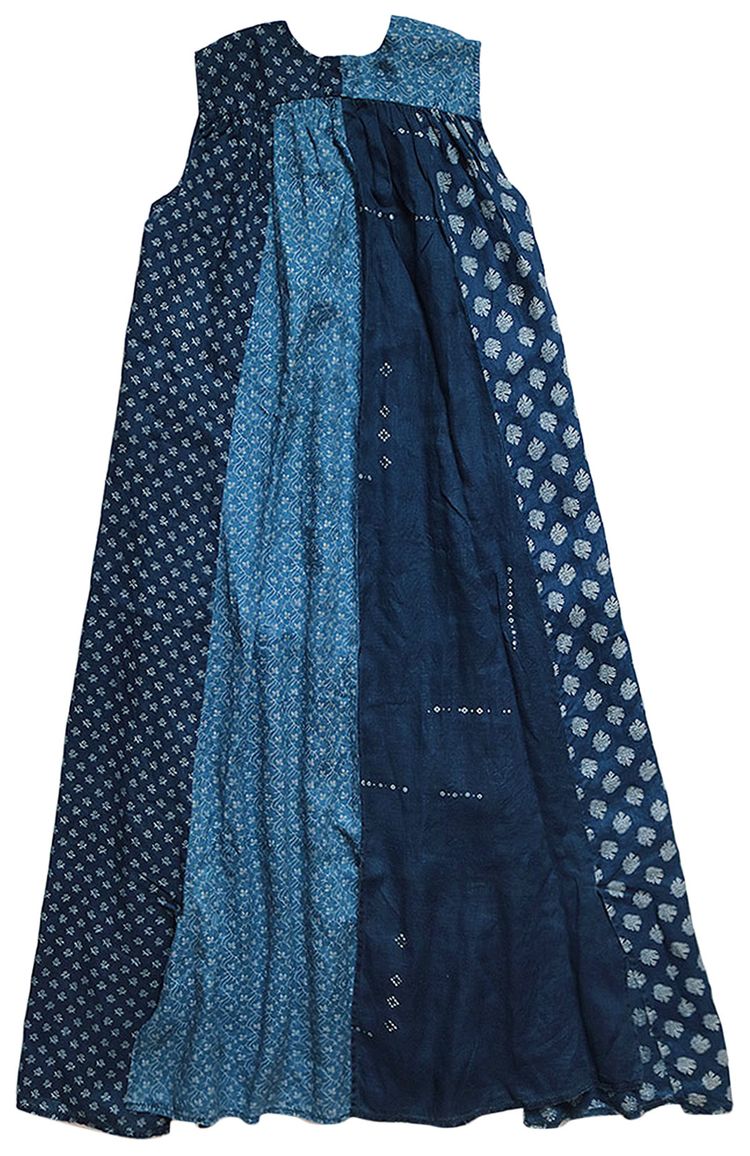 Kapital French Cloth Linen Lamp Dress Indigo