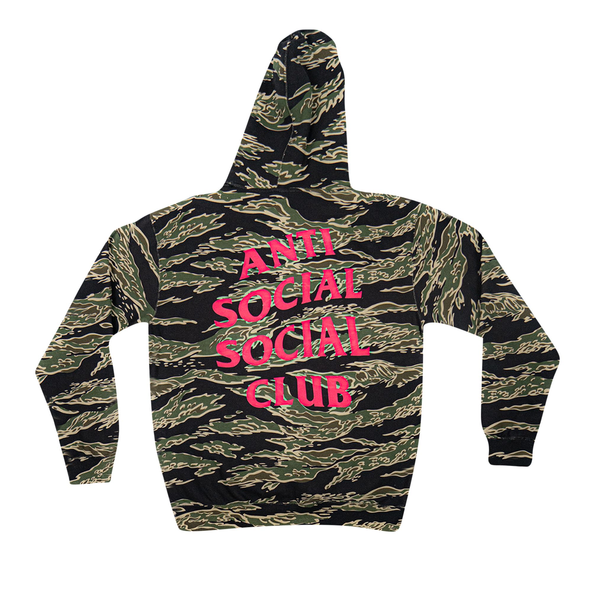 Buy Anti Social Social Club Tiger Camo Hoodie Camo 0657 1FW160106TCH CAMO GOAT AU