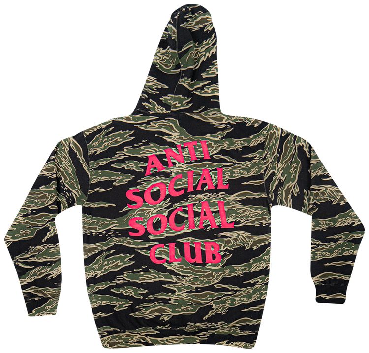 Anti Social Social Club Tiger Camo Hoodie Camo