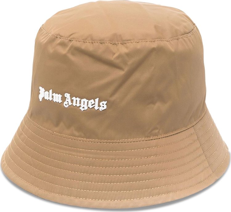 Palm Angels Classic Logo Bucket Hat 'Bronze/White'