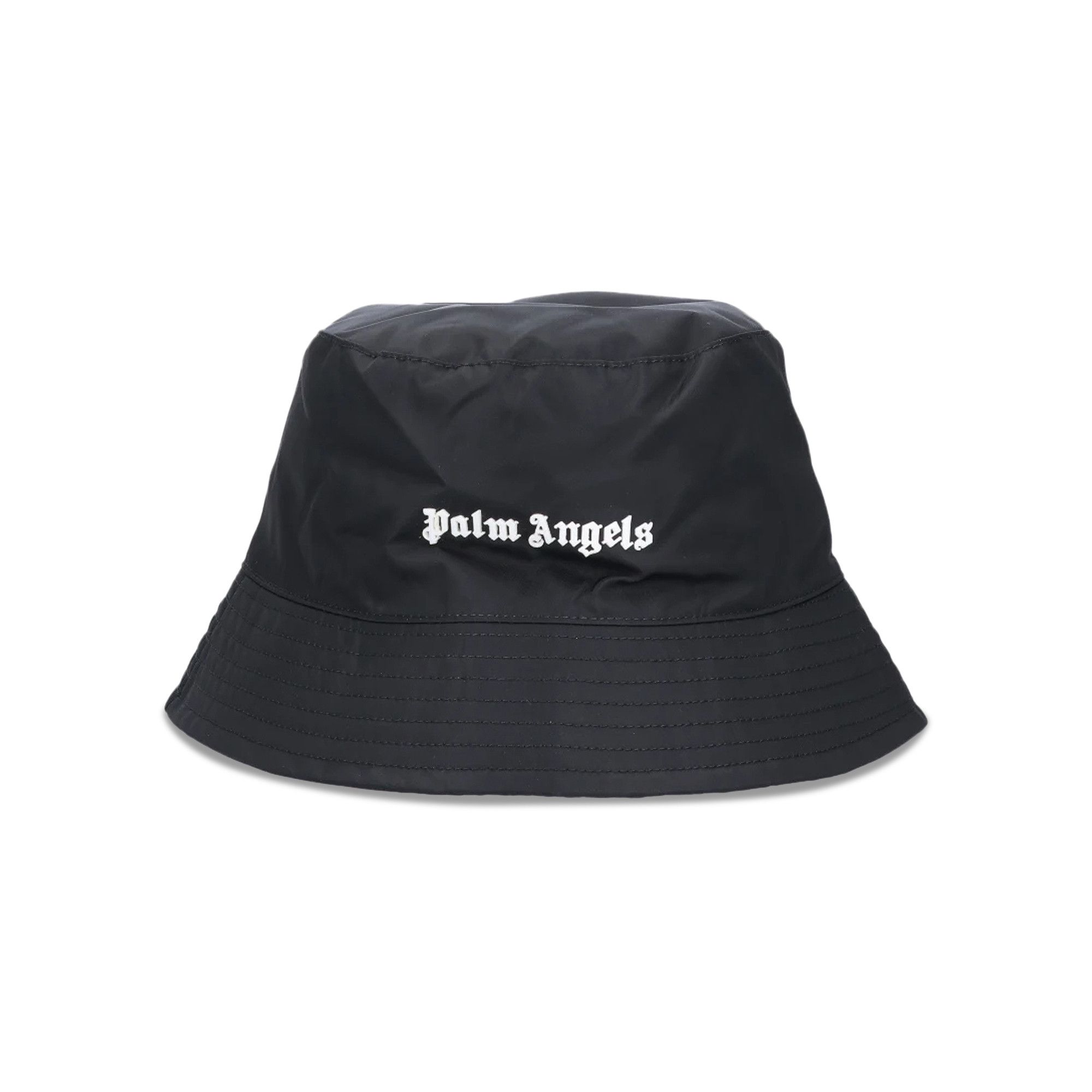 Buy Palm Angels Classic Logo Bucket Hat 'Black/White
