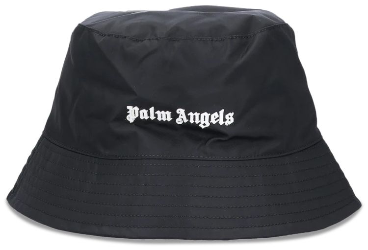 Palm Angels Classic Logo Bucket Hat BlackWhite