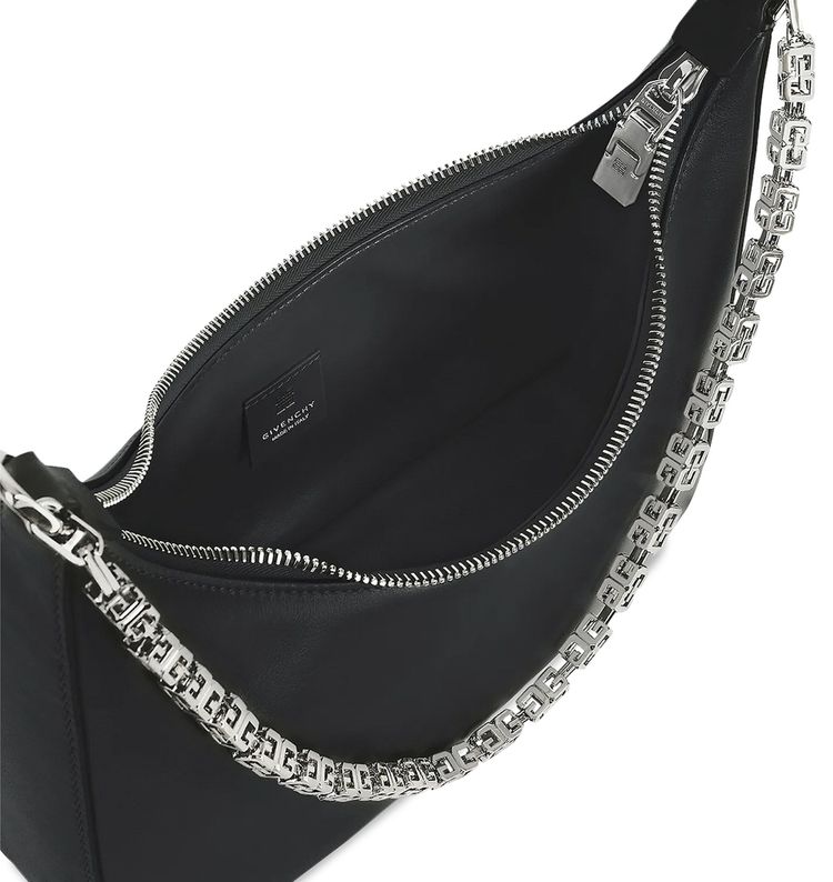 Givenchy Moon Cut Out Small Hobo Bag Black