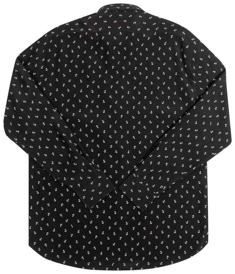 Saint Laurent Anchor Print Shirt Multicolor