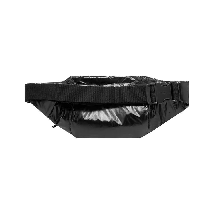 Saint Laurent Logo Printed Padded Belt Bag Black