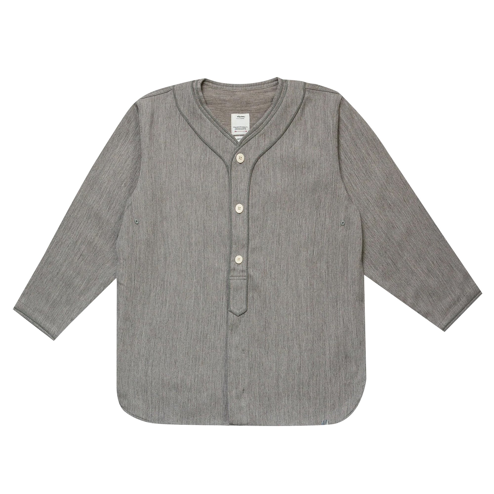 Visvim Dugout Shirt Long-Sleeve 'Grey' | GOAT
