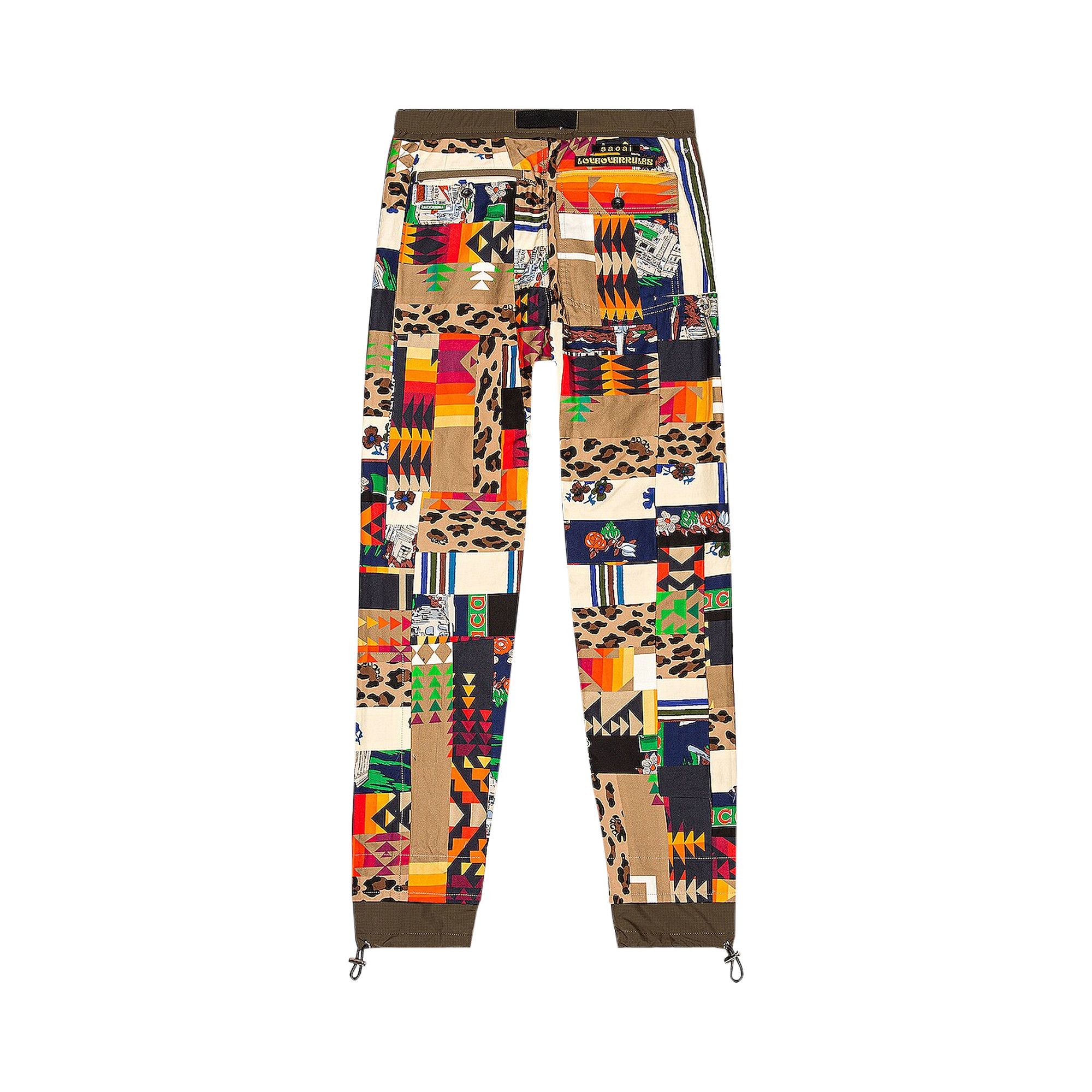 Buy Sacai x Hank Willis Thomas Archive Print Mix Pants 'Multicolor