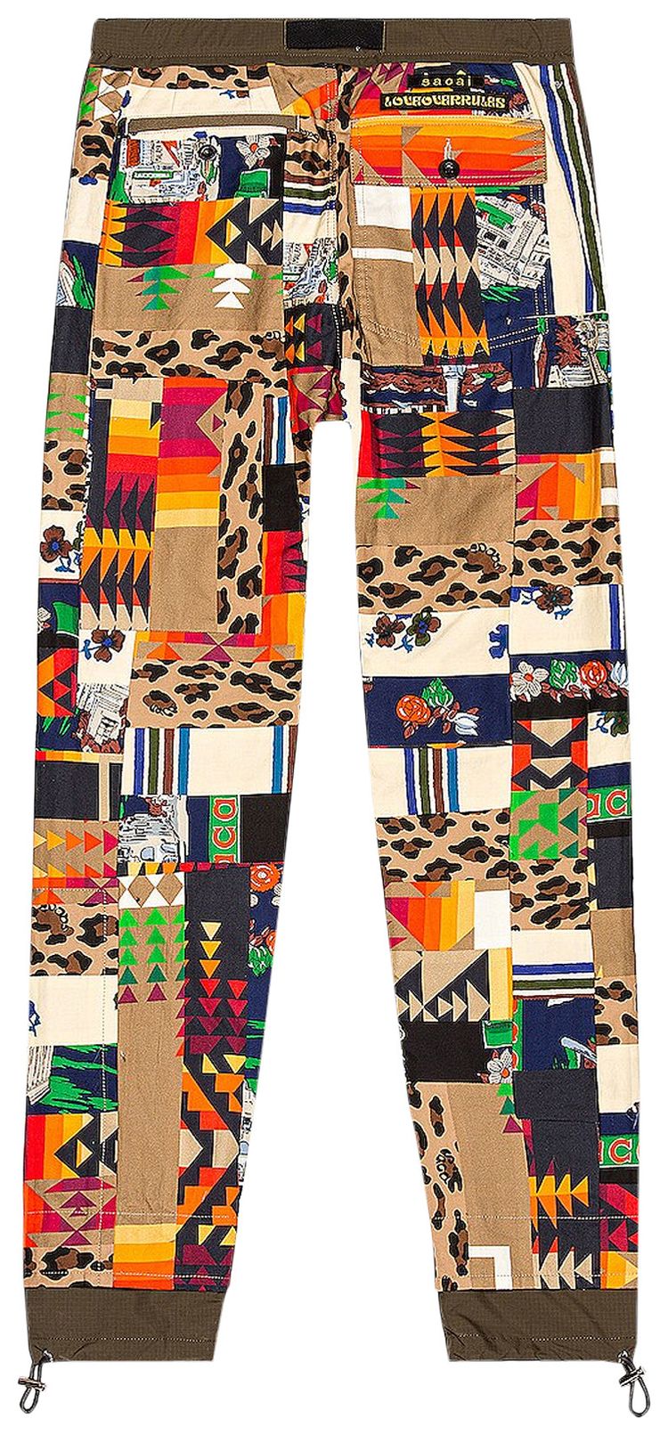 Sacai x Hank Willis Thomas Archive Print Mix Pants Multicolor