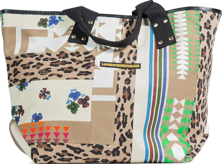 Sacai x Hank Willis Thomas Patchwork Tote Bag Multicolor