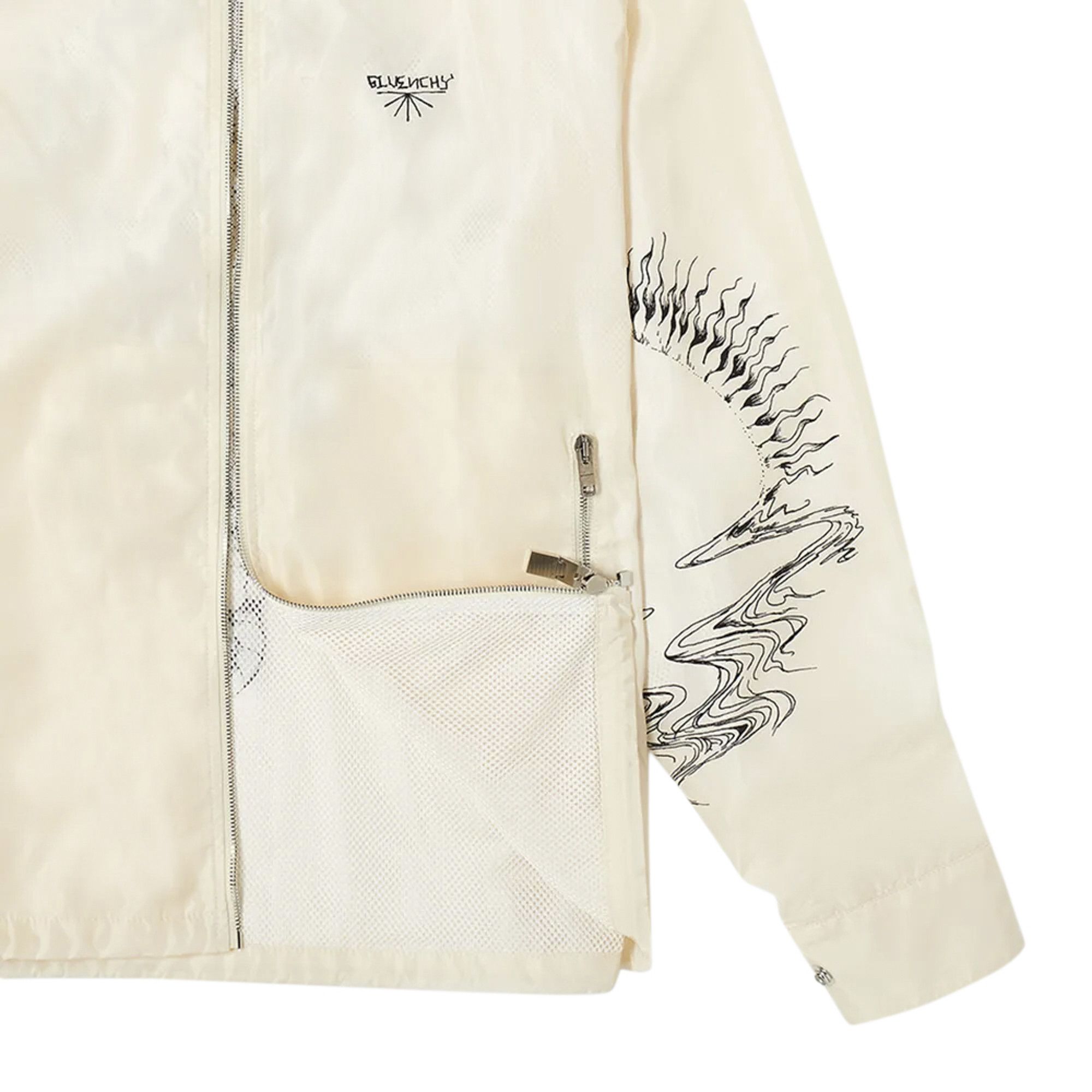 Buy Givenchy Scorpion And Dagger Windbreaker Jacket 'Natural