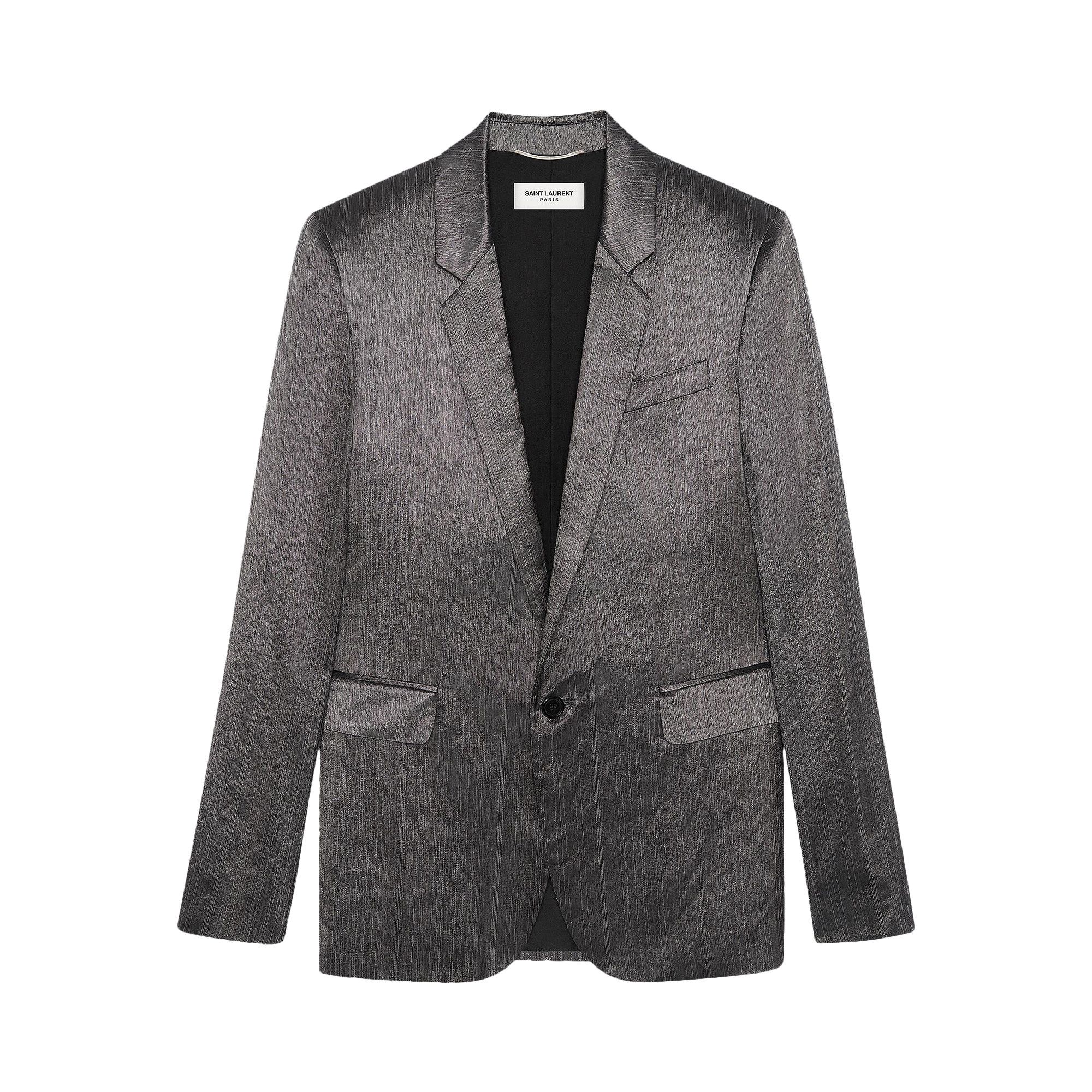 Buy Saint Laurent Tailored Jacket 'Flamme Shantung' - 600331