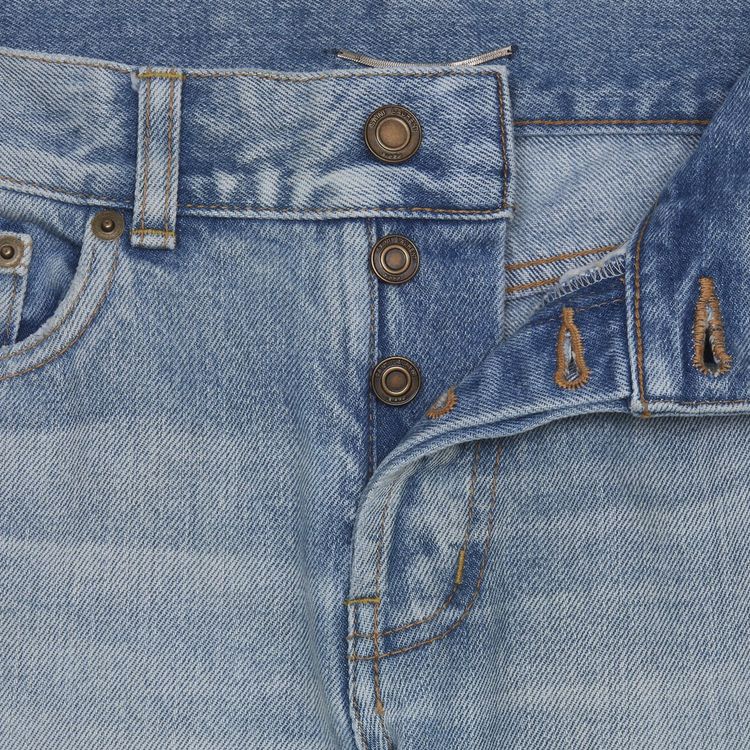 Saint Laurent Slim Fit Jeans Light Fall Blue Denim