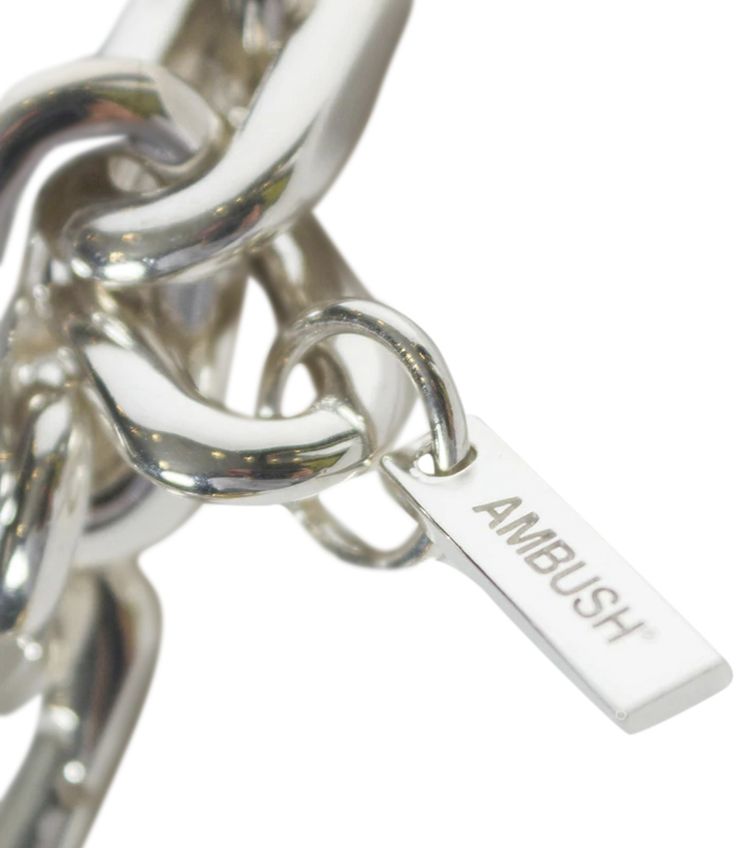 Ambush Heart Padlock C Bracelet Silver