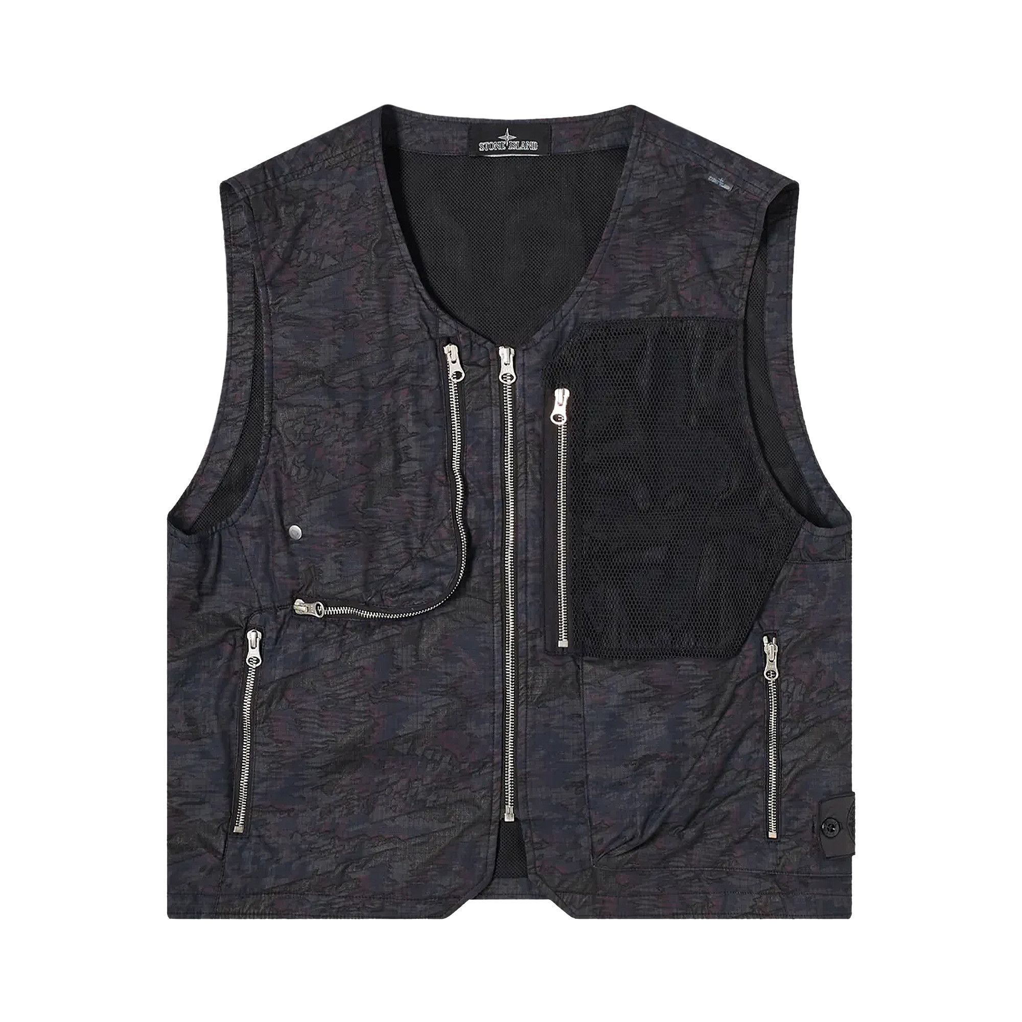 Buy Stone Island Shadow Project Utility Vest 'Black' - 7419G0103