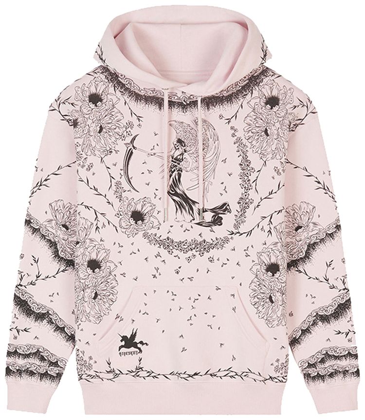 Givenchy Tatoo Print Hoodie Light Pink