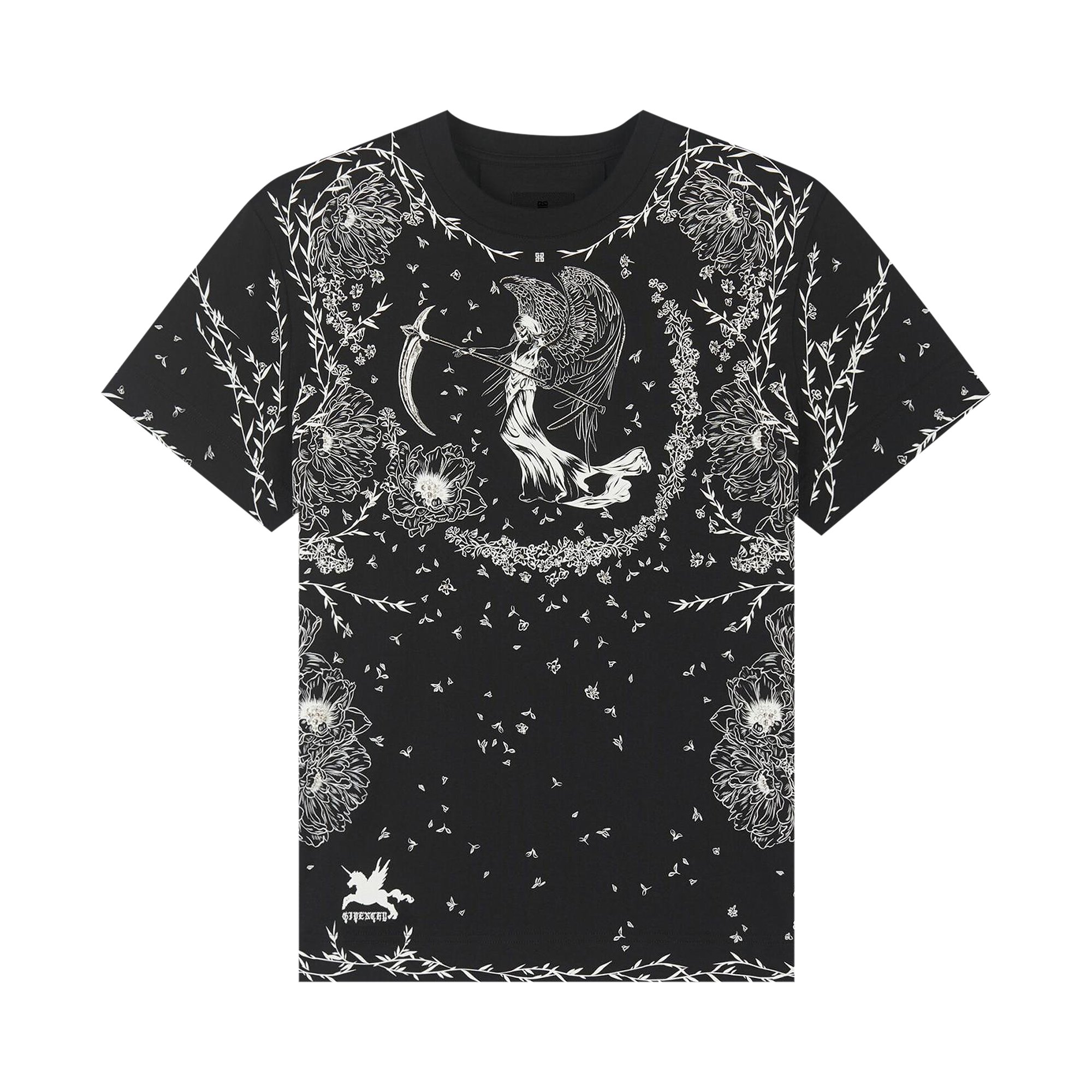 Buy Givenchy Gothic Print T-Shirt 'Black' - BW707ZG0SU 001 | GOAT