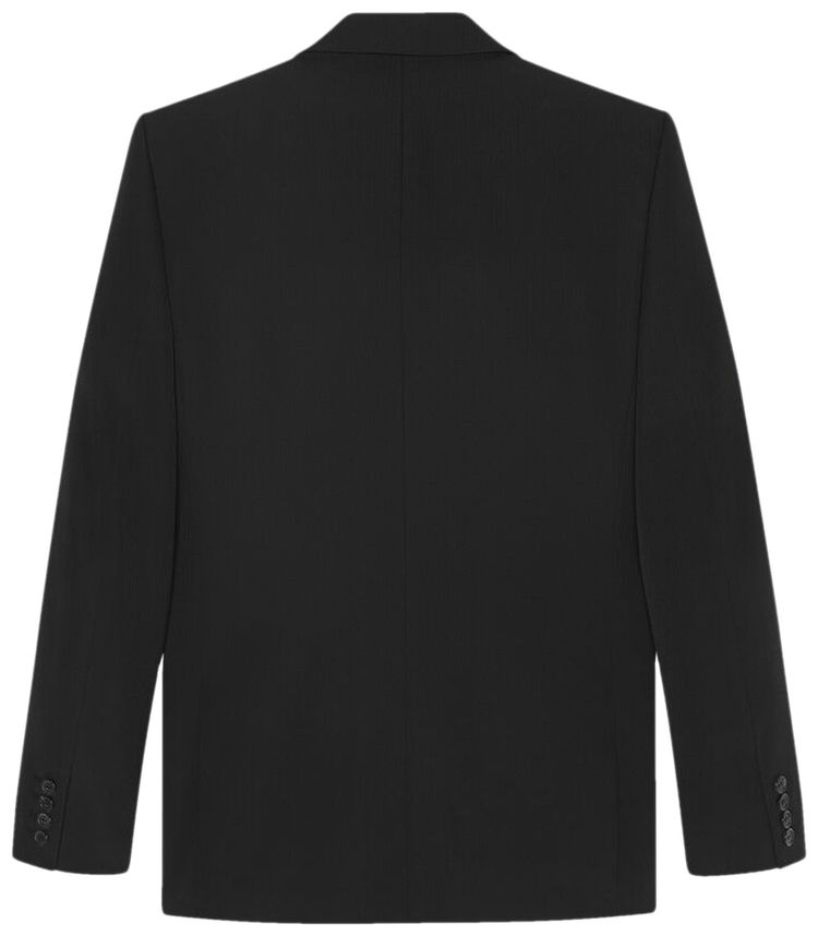 Saint Laurent Single Breasted Jacket Black
