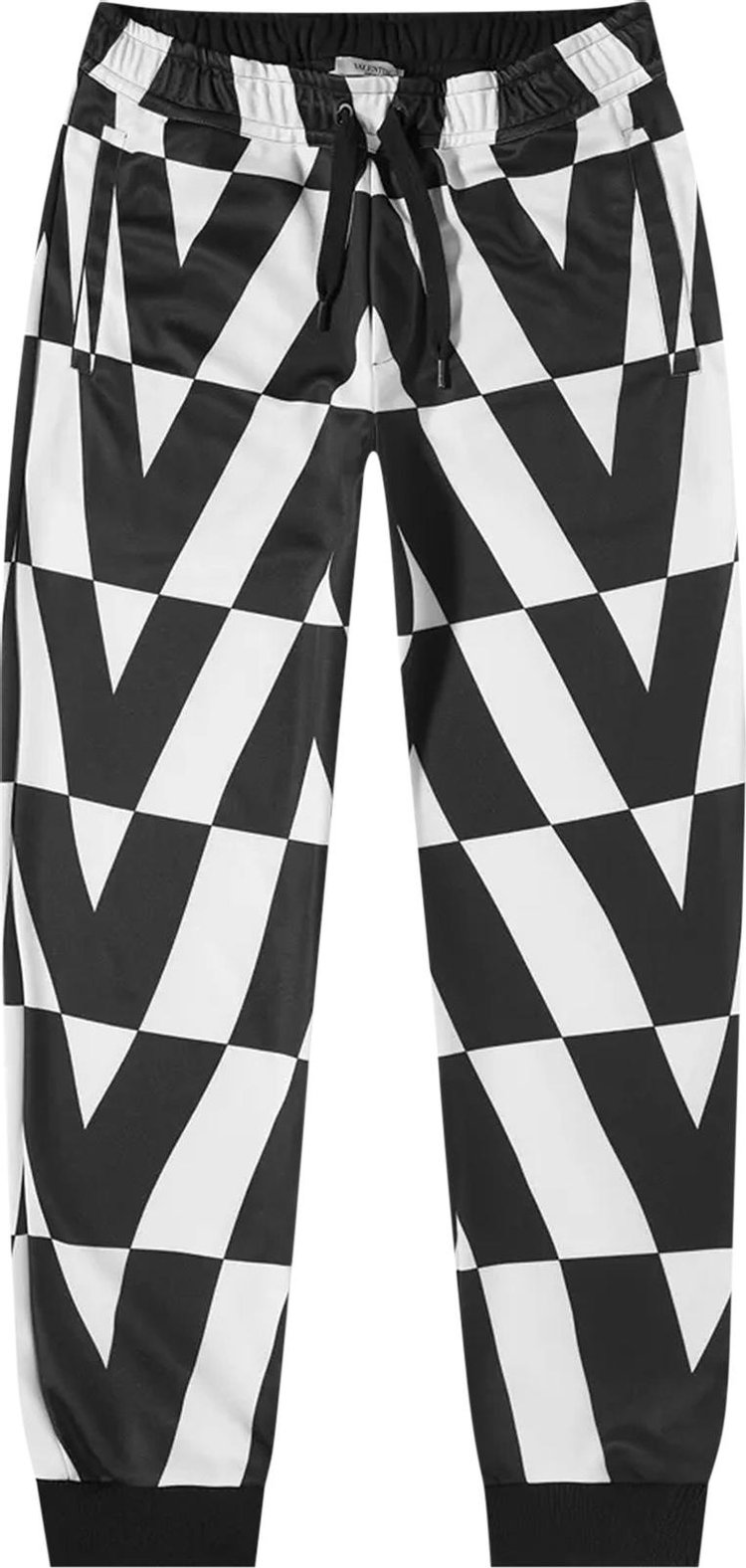 Valentino Optical Print Track Pant 'Ivory/Black'