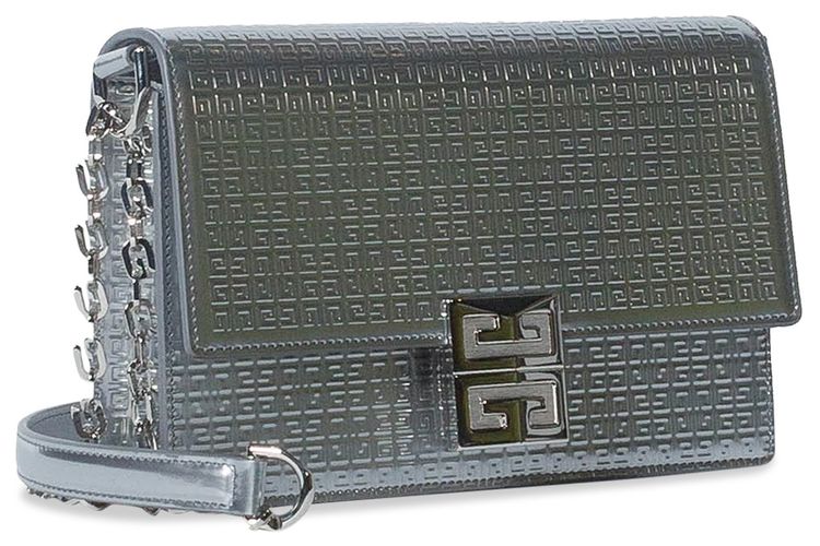 Givenchy Small 4G Bag With Chain Silvery