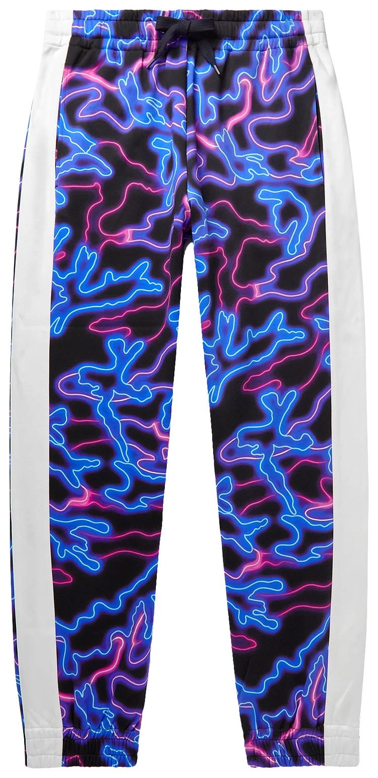Valentino Pants Neon Camo Print