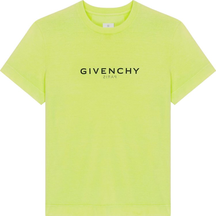 Buy Givenchy Reverse T-Shirt 'Fluo Yellow' - BW707Z3Z7K 734 | GOAT