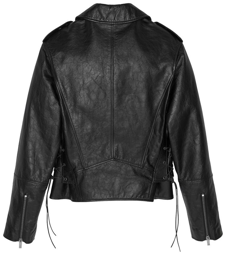 Saint Laurent Motorcycle Jacke With Studs Noir