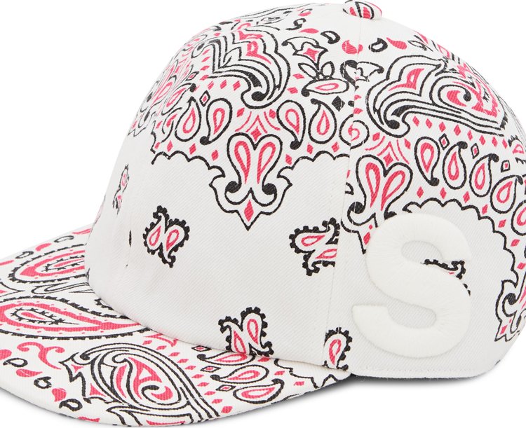 Sacai S Bandana Cap Off White