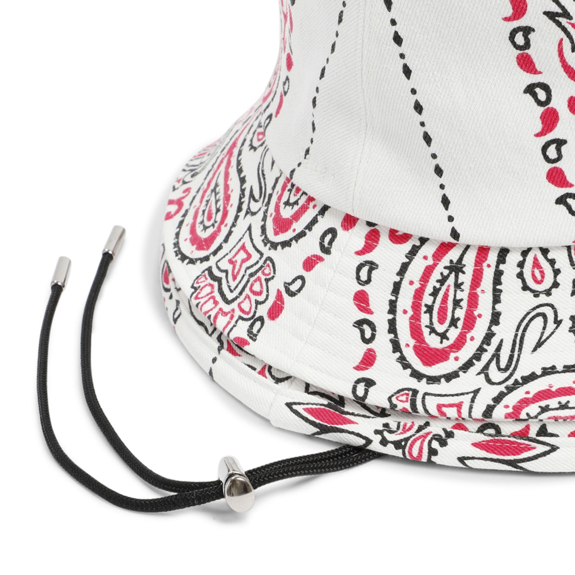 Sacai Double Brim Bandana-Print Bucket Hat, Brand Size 3 | eBay