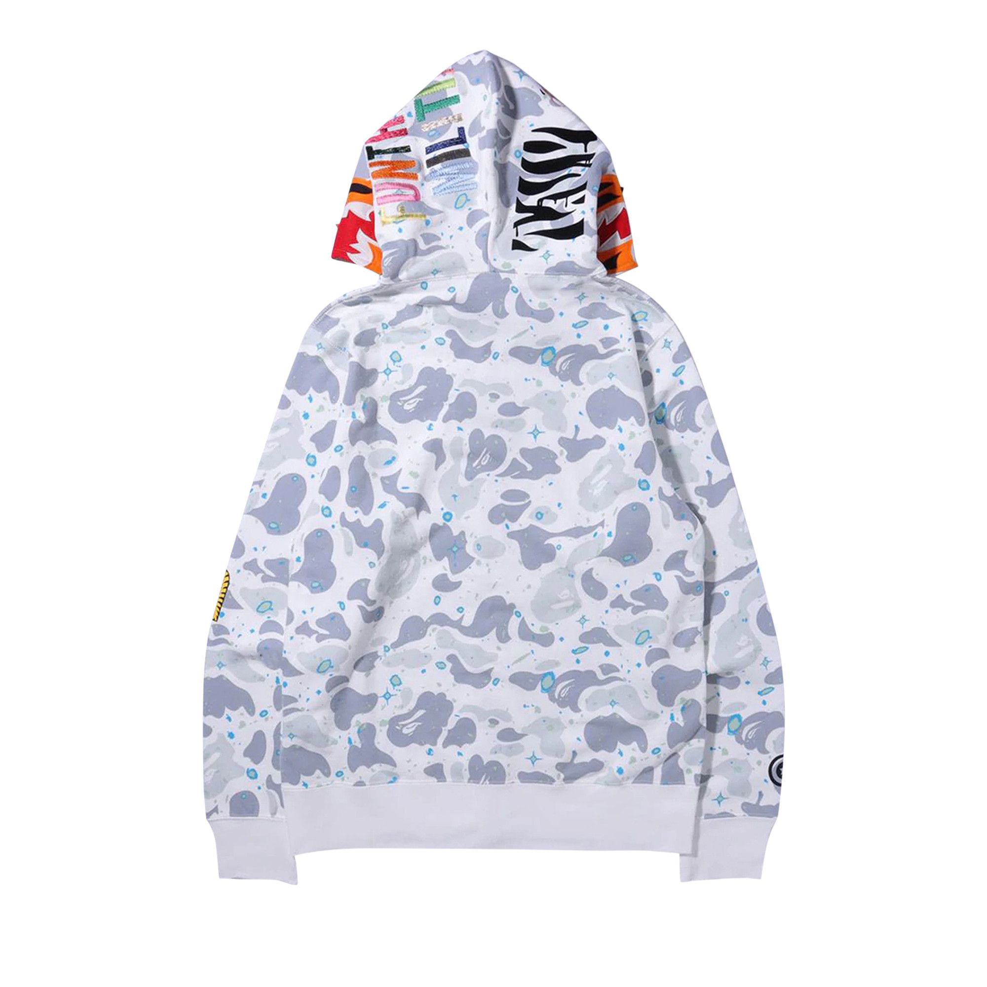 Buy BAPE Space Camo Tiger Full Zip Hoodie White 1H80 115 007 WHITE GOAT AU
