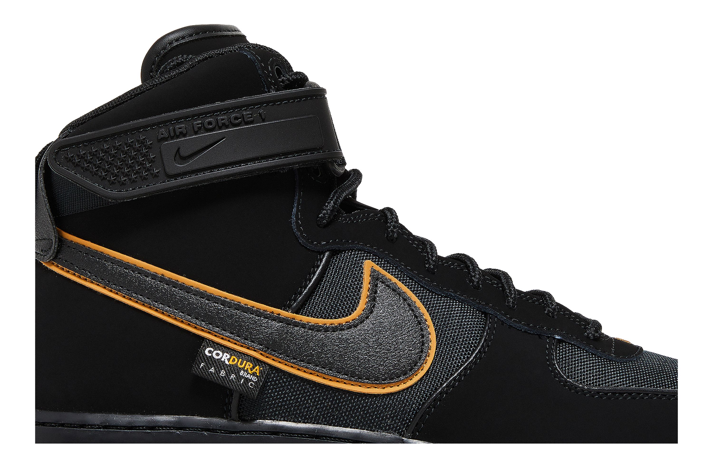 Size 11.0 Air Force 1 Boot Black University Gold