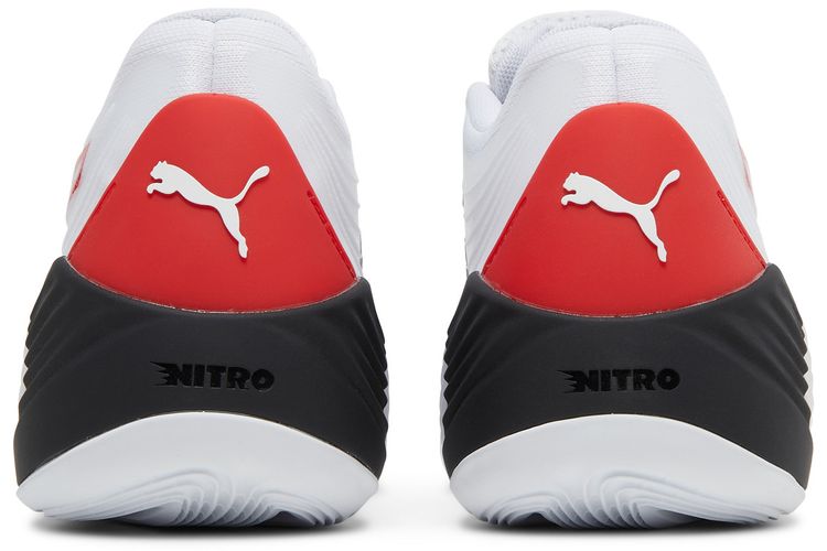 Puma Fusion Nitro White High Risk Red