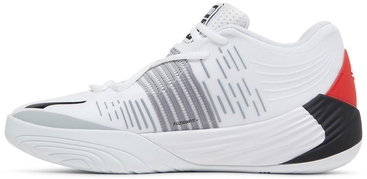 Puma Fusion Nitro White High Risk Red