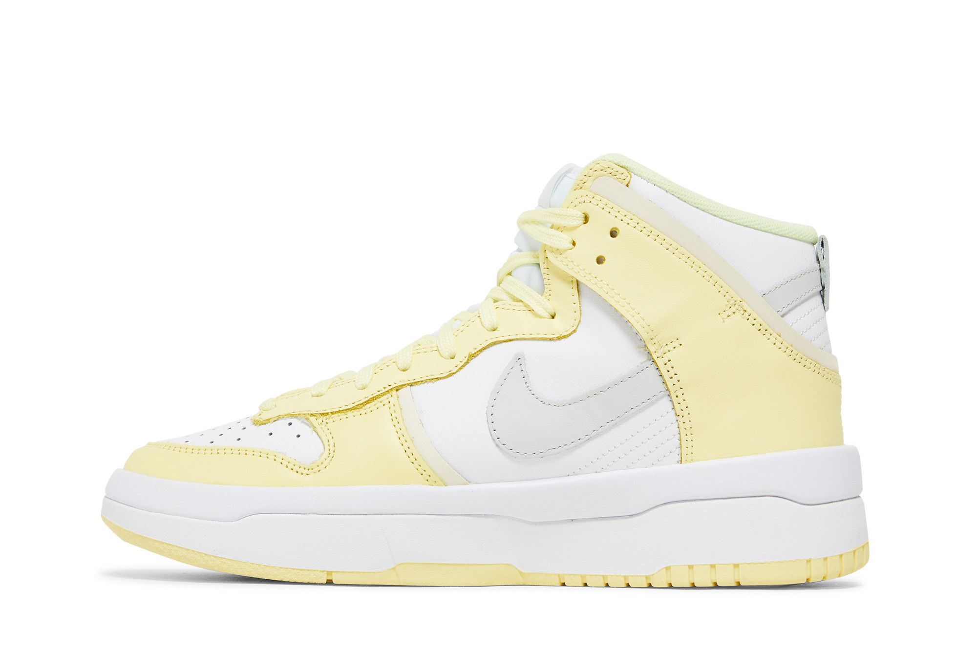 Size 12.0 Wmns Dunk High Up 'White Citron Tint'