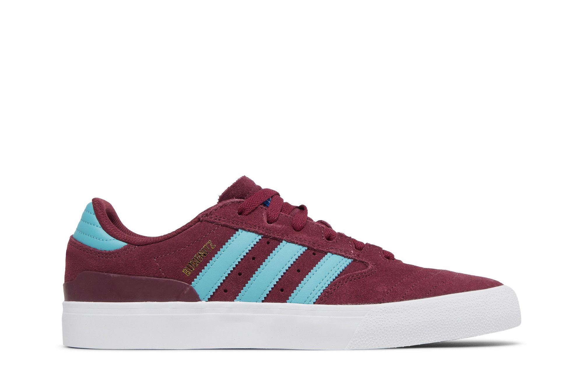 Adidas busenitz vulc samba rx cheap burgundy & white shoes
