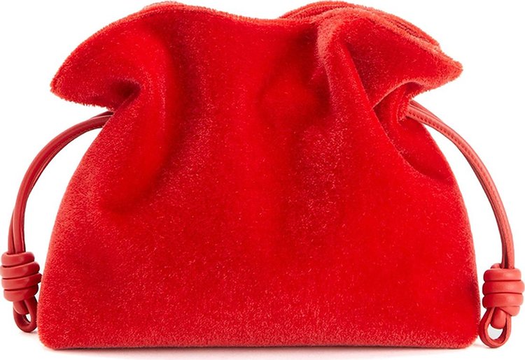 Loewe Flamenco Clutch Bag Scarlet Red