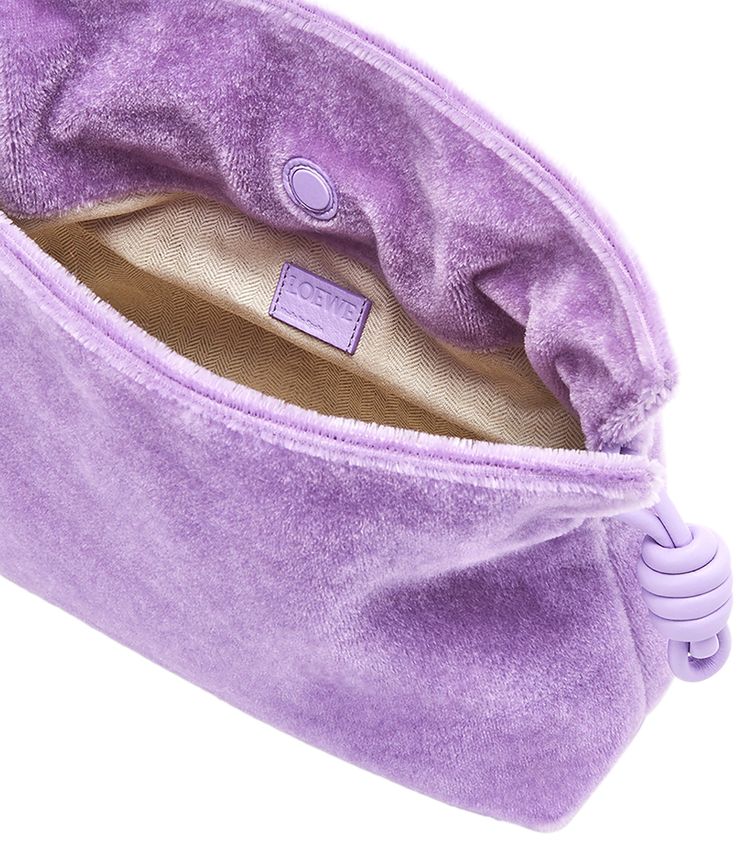Loewe Flamenco Clutch Bag Light Lilac