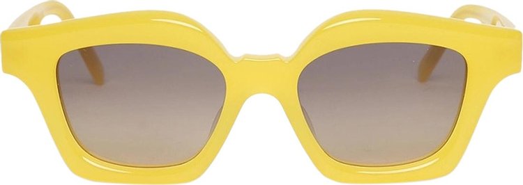 Loewe Square Acetate Sunglasses 'Shiny Yellow/Gradient Smoke'