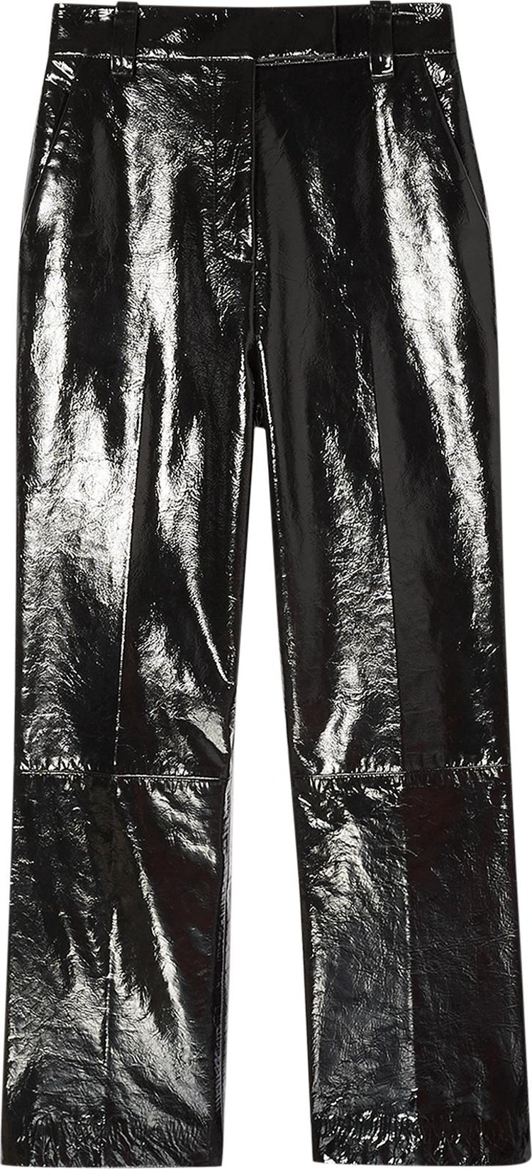 Khaite Melie Patent Leather Pant 'Black'