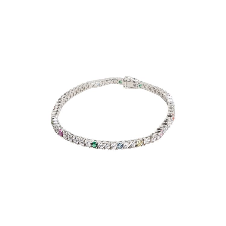 Hatton Labs Sorbet Tennis Bracelet Solid Sterling Silver