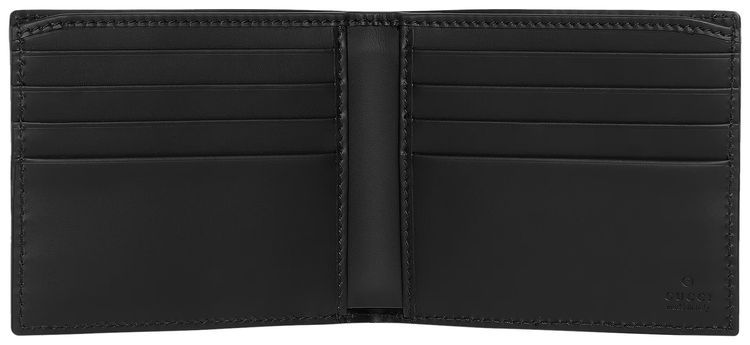 Gucci Bestiary Wallet With Bees Black GG Supreme