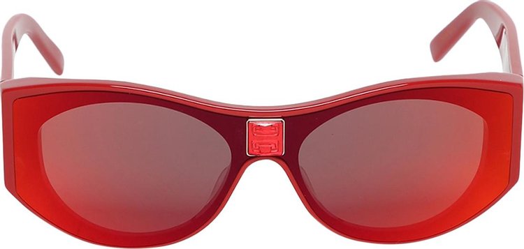 Givenchy Cat Eye Sunglasses 'Shiny Red/Bordeaux Mirror' | GOAT