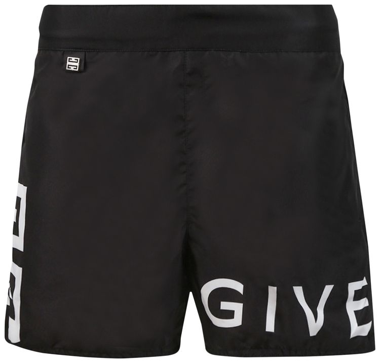Givenchy 4G Swimshorts BlackWhite